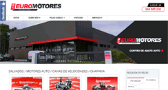 Desktop Screenshot of euromotores.pt