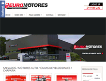 Tablet Screenshot of euromotores.pt